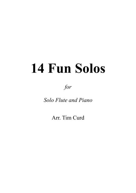 14 Fun Solos For Flute And Piano Sheet Music