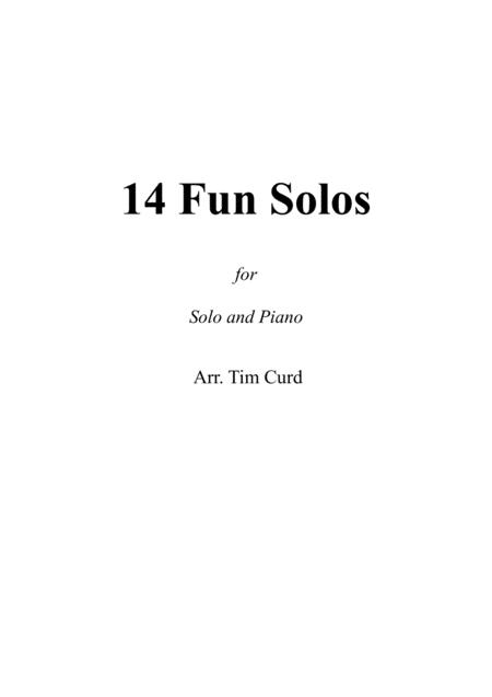 Free Sheet Music 14 Fun Solos For Piano