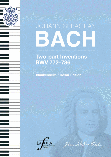 15 Two Part Inventions Bwv 772 786 Blankenheim Rosar Edition Sheet Music