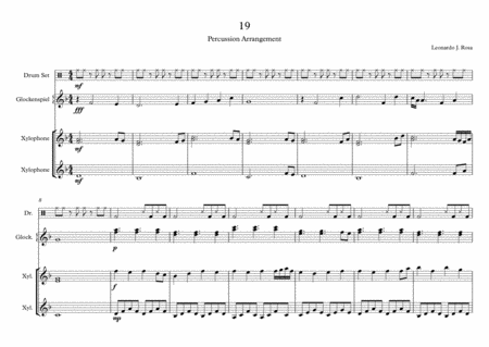 Free Sheet Music 19 Percussion