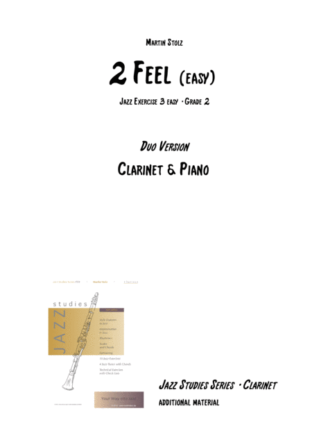 2 Feel Easy Version Arranged For Clarinet And Piano Sheet Music