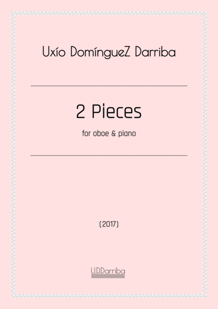 2 Pieces For Oboe Piano Sheet Music