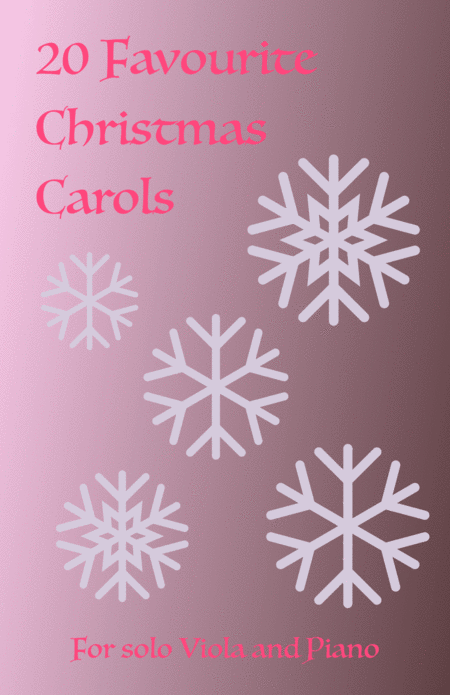 20 Favourite Christmas Carols For Solo Viola And Piano Sheet Music