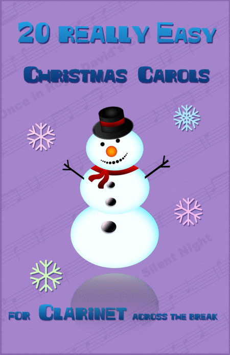 20 Really Easy Christmas Carols For Clarinet Across The Break Sheet Music