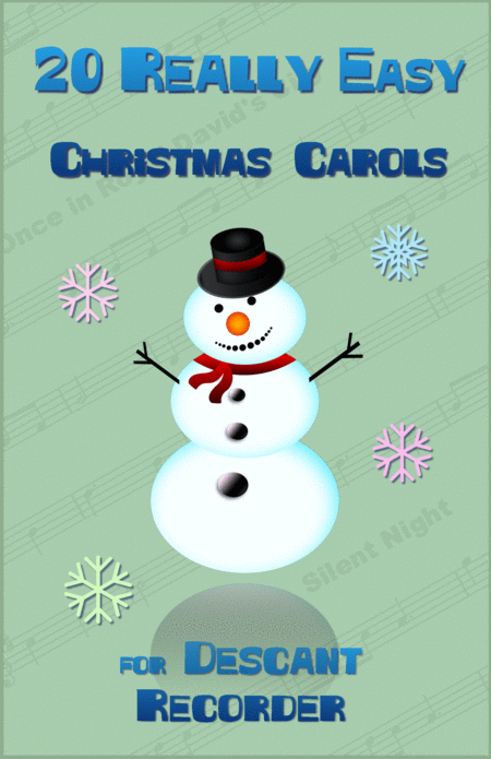 20 Really Easy Christmas Carols For Descant Soprano Recorder Sheet Music