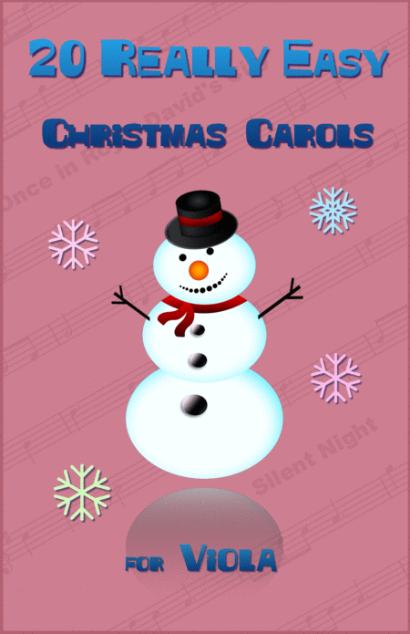 20 Really Easy Christmas Carols For Viola Sheet Music