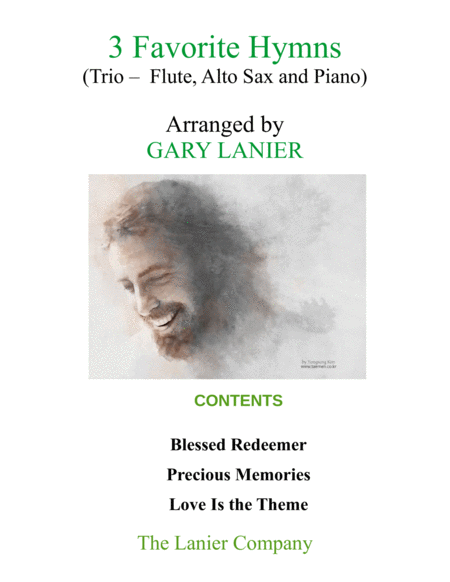 Free Sheet Music 3 Favorite Hymns Trio Flute Alto Sax Piano With Score Parts