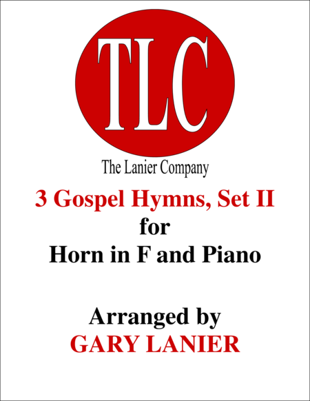 3 Gospel Hymns Set Ii Duets For Horn In F Piano Sheet Music