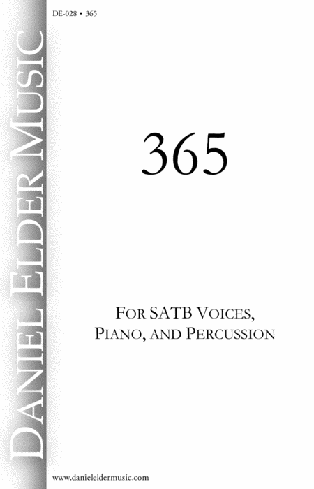 365 From Absalom Sheet Music