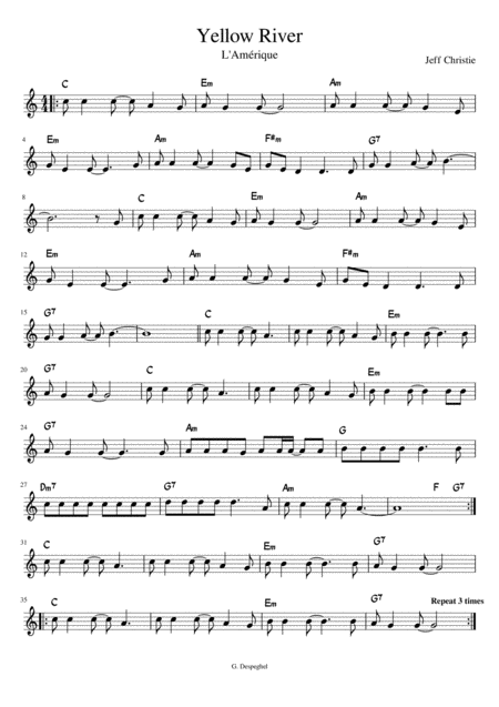 Free Sheet Music 366 International Song Scores In C