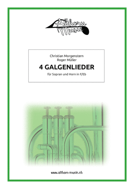 Free Sheet Music 4 Galgenlieder 4 Gallow Songs