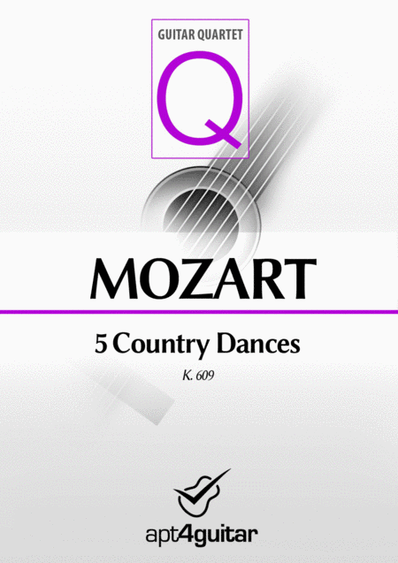 5 Country Dances Sheet Music