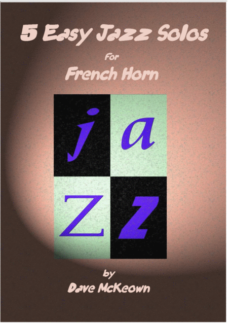 5 Easy Jazz Solos For Horn In F And Piano Sheet Music