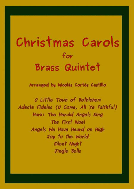 8 Christmas Carols For Brass Quintet Sheet Music