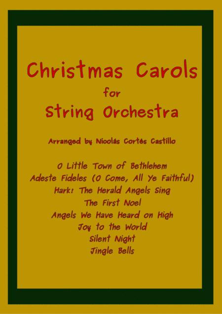 8 Christmas Carols For String Orchestra Sheet Music