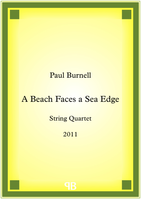 Free Sheet Music A Beach Faces A Sea Edge