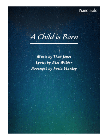 A Child Is Born Piano Solo Sheet Music