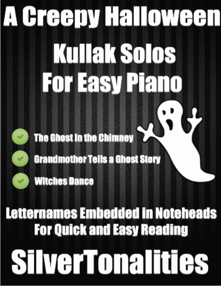 A Creepy Halloween Kullak Solos For Easy Piano Sheet Music