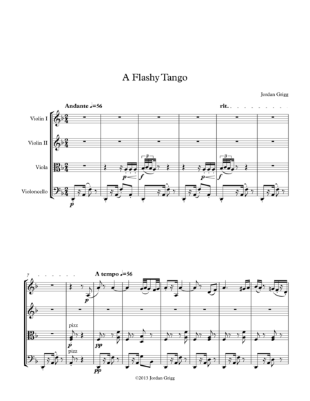 A Flashy Tango Sheet Music