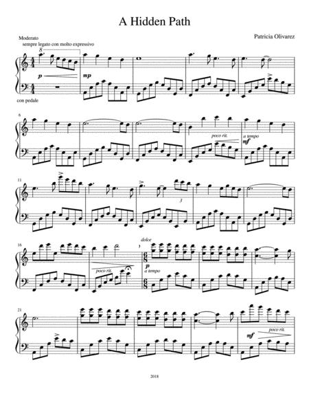 A Hidden Path Sheet Music