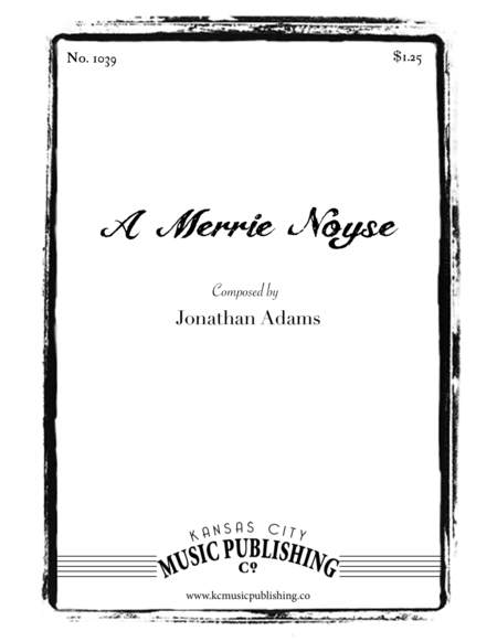 Free Sheet Music A Merrie Noyse