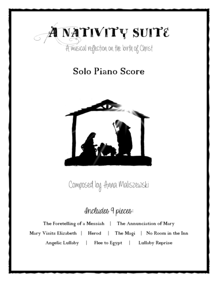 Free Sheet Music A Nativity Suite The Complete Piano Score