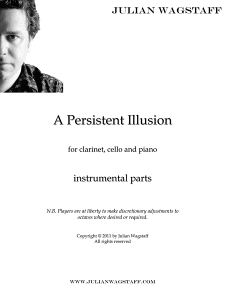 Free Sheet Music A Persistent Illusion For Piano Trio Instrumental Parts