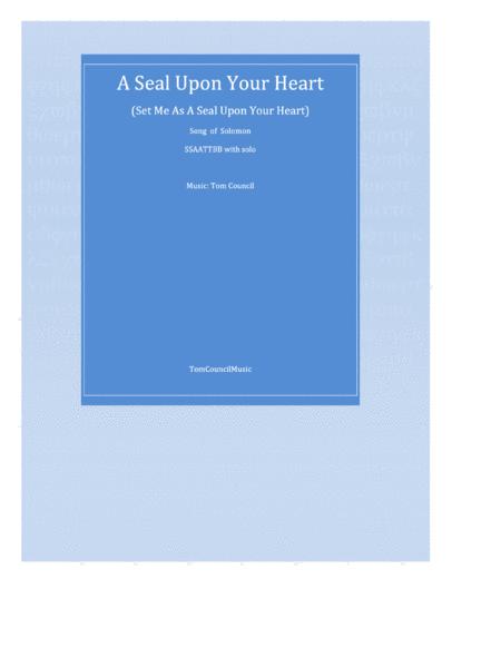 Free Sheet Music A Seal Upon Your Heart