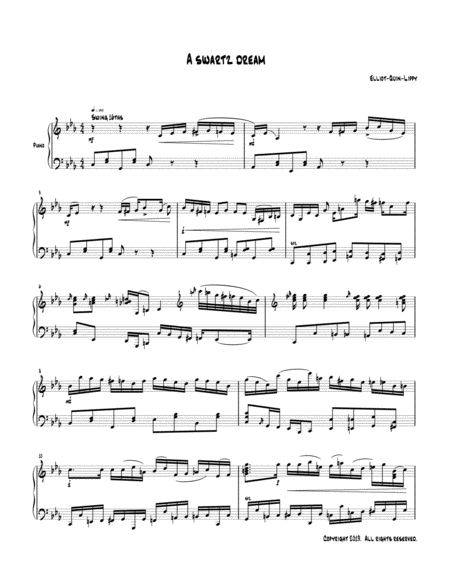 A Swartz Dream Sheet Music