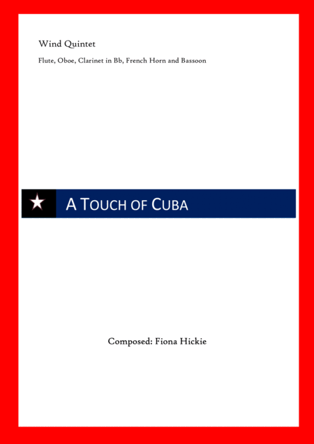 Free Sheet Music A Touch Of Cuba