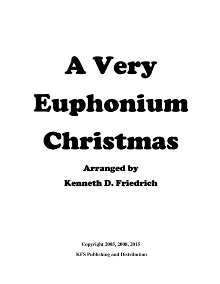 Free Sheet Music A Very Euphonium Christmas