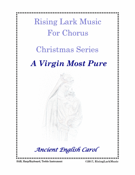 A Virgin Most Pure Sheet Music