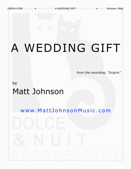 A Wedding Gift Sheet Music