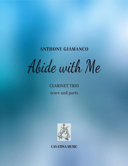 Free Sheet Music Abide With Me Clarinet Trio