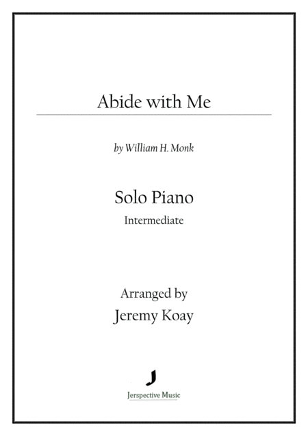 Abide With Me Solo Piano Sheet Music