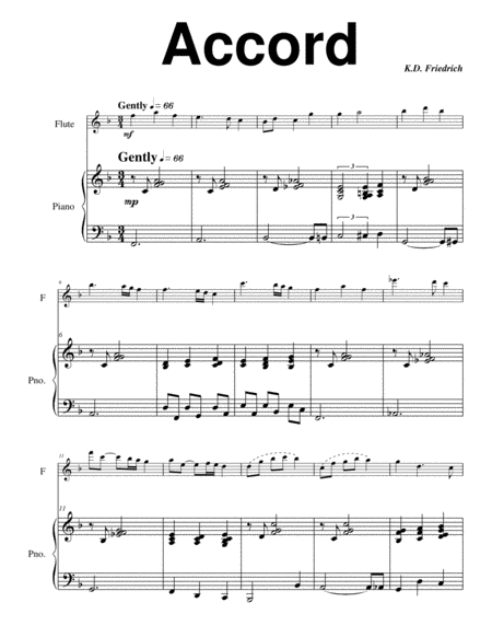 Free Sheet Music Accord