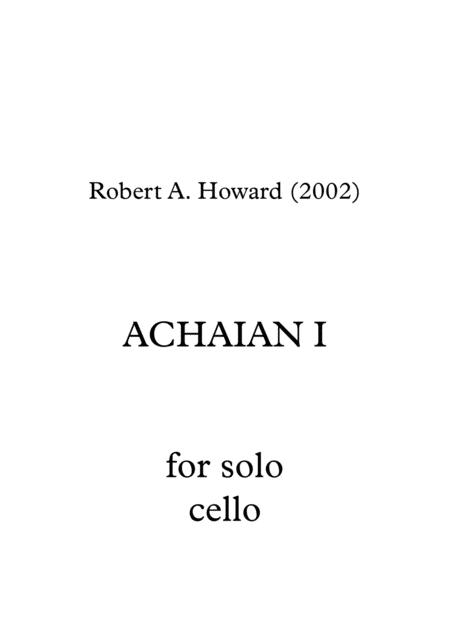 Free Sheet Music Achaian I