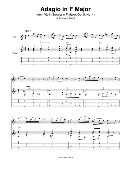 Free Sheet Music Adagio In F Major From Violin Sonata In F Major Op 5 No 4