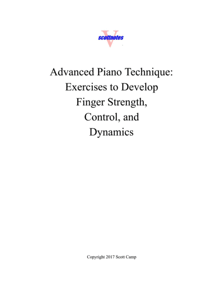 Free Sheet Music Advanced Piano Technique Finger Strength Control And Dynamics Exercises