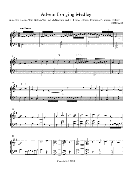 Advent Longing Medley Sheet Music