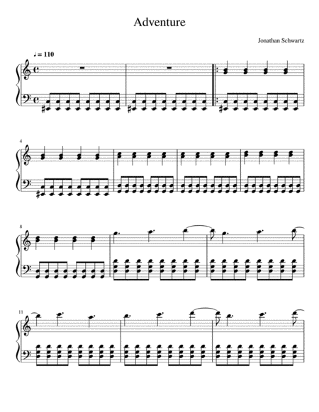 Free Sheet Music Adventure