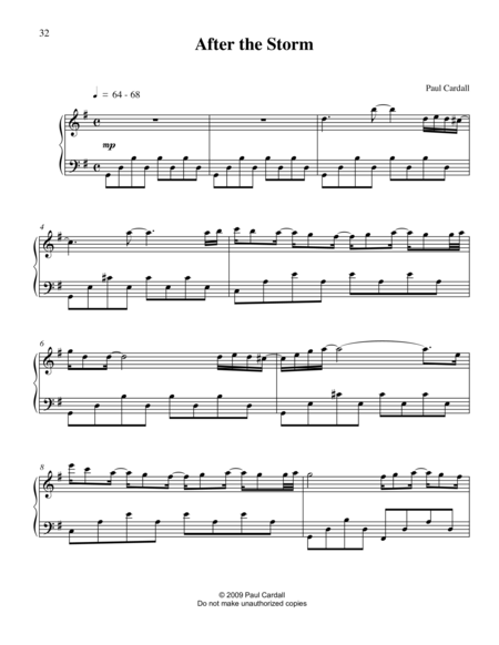 After The Storm Sheet Music