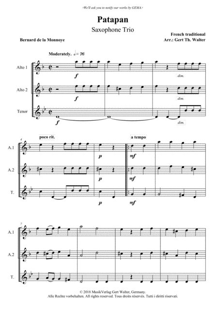 Free Sheet Music Air On The G String Johann Sebastian Bach For Three Flutes Electric Bass