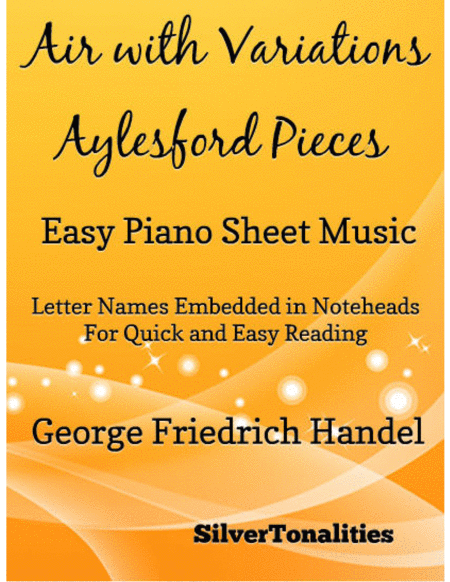 Air With Variations Aylesford Pieces Easy Piano Sheet Music Sheet Music