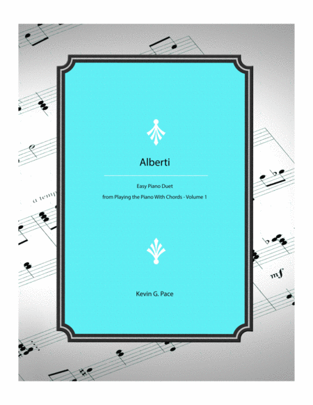 Free Sheet Music Alberti Easy Piano Duet