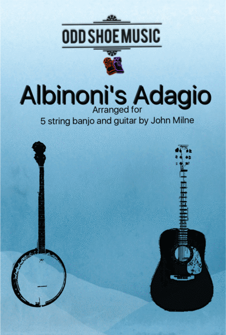Free Sheet Music Albinonis Adagio For 5 String Banjo And Guitar