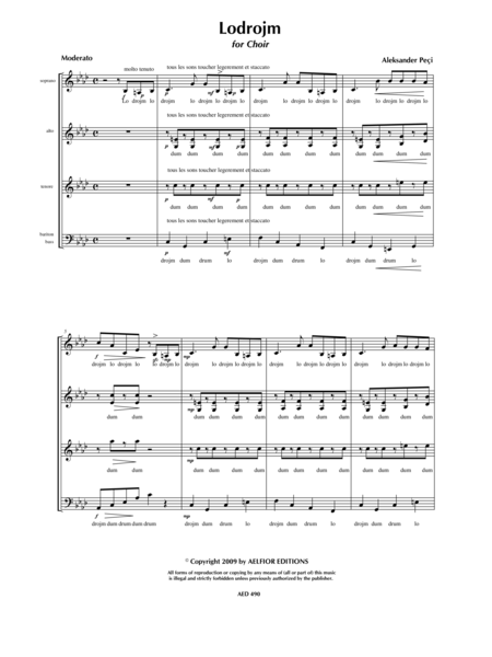 Album For Choir Sheet Music