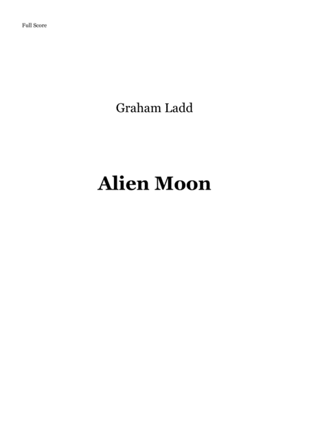 Alien Moon Sheet Music