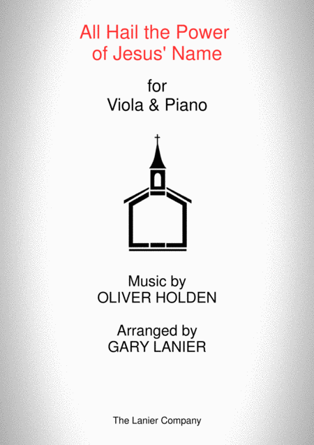 All Hail The Power Of Jesus Name Viola Piano And Viola Part Sheet Music