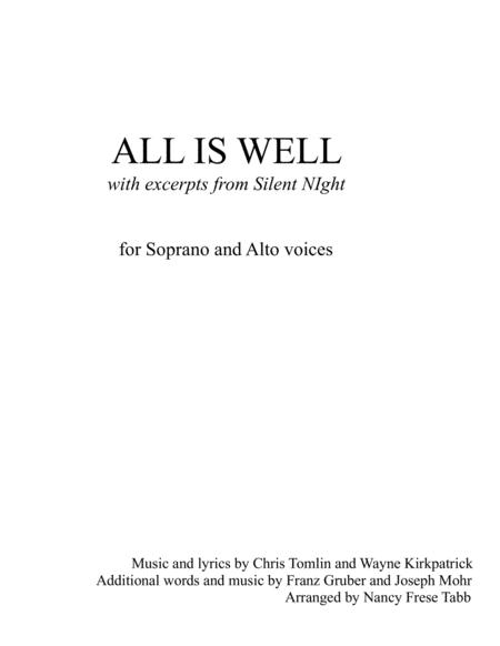 All Is Well Soprano Alto Duet Sheet Music